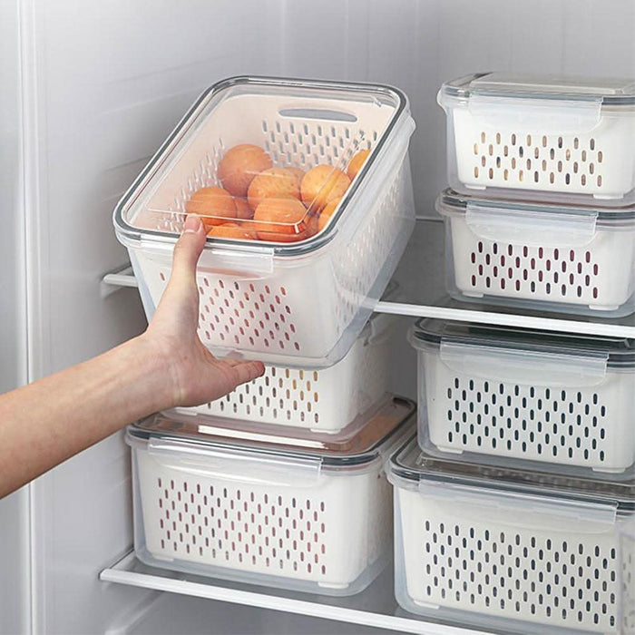 Refrigerator Storage Box Fridge Organiser Kitchen Essentials