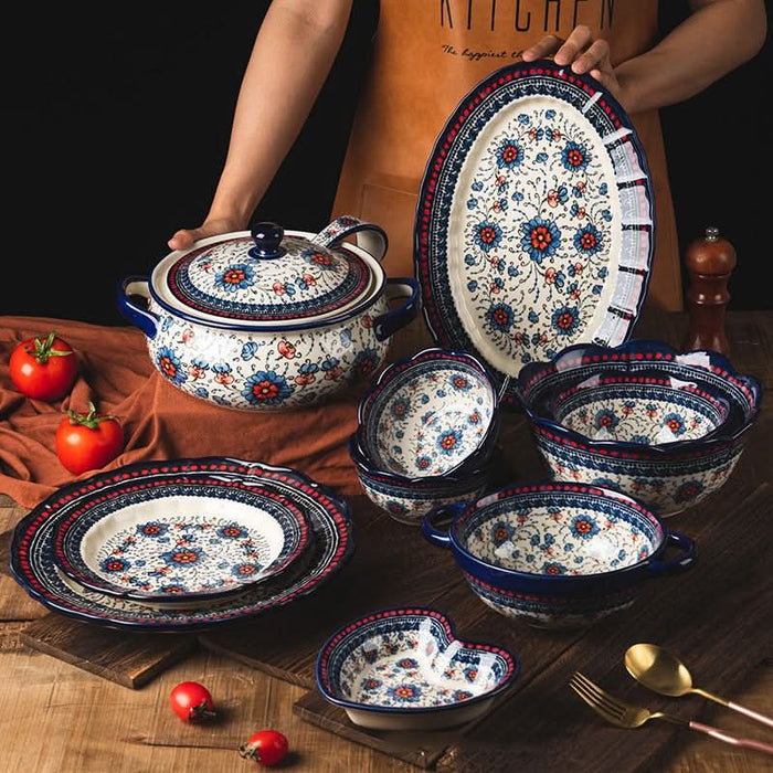 Retro Dinnerware Plate Kitchen Essentials