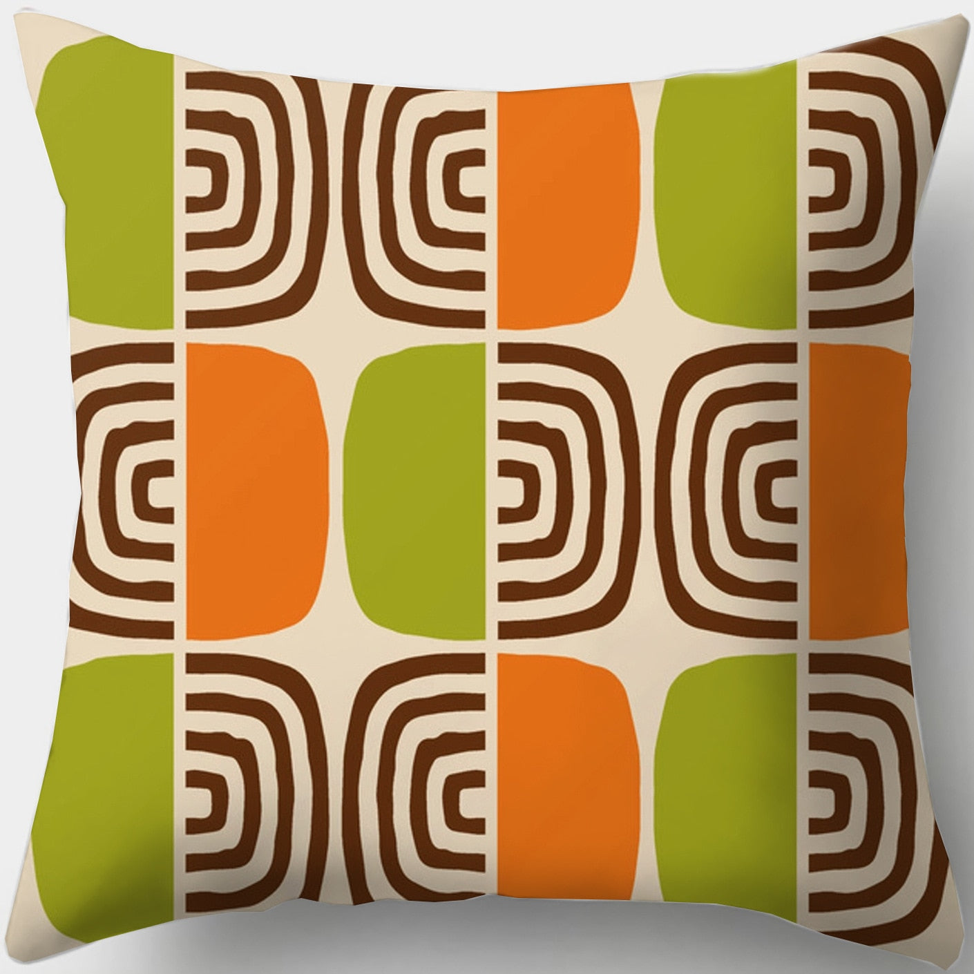 Retro Geometric Cushion Cases Kitchen Essentials