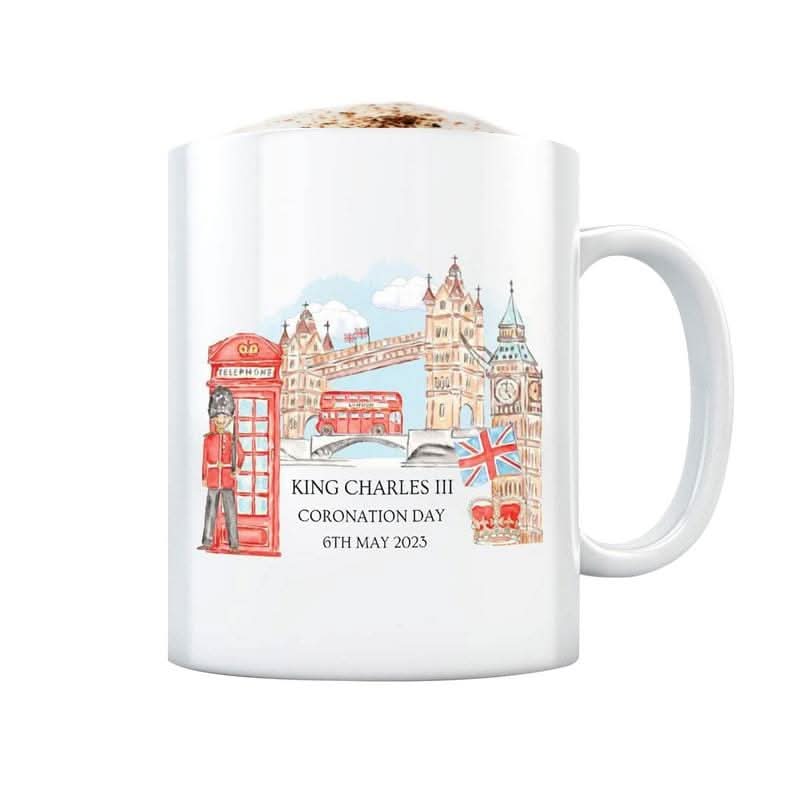 King Charles III Double-Sided Coronation Mug Kitchen Essentials