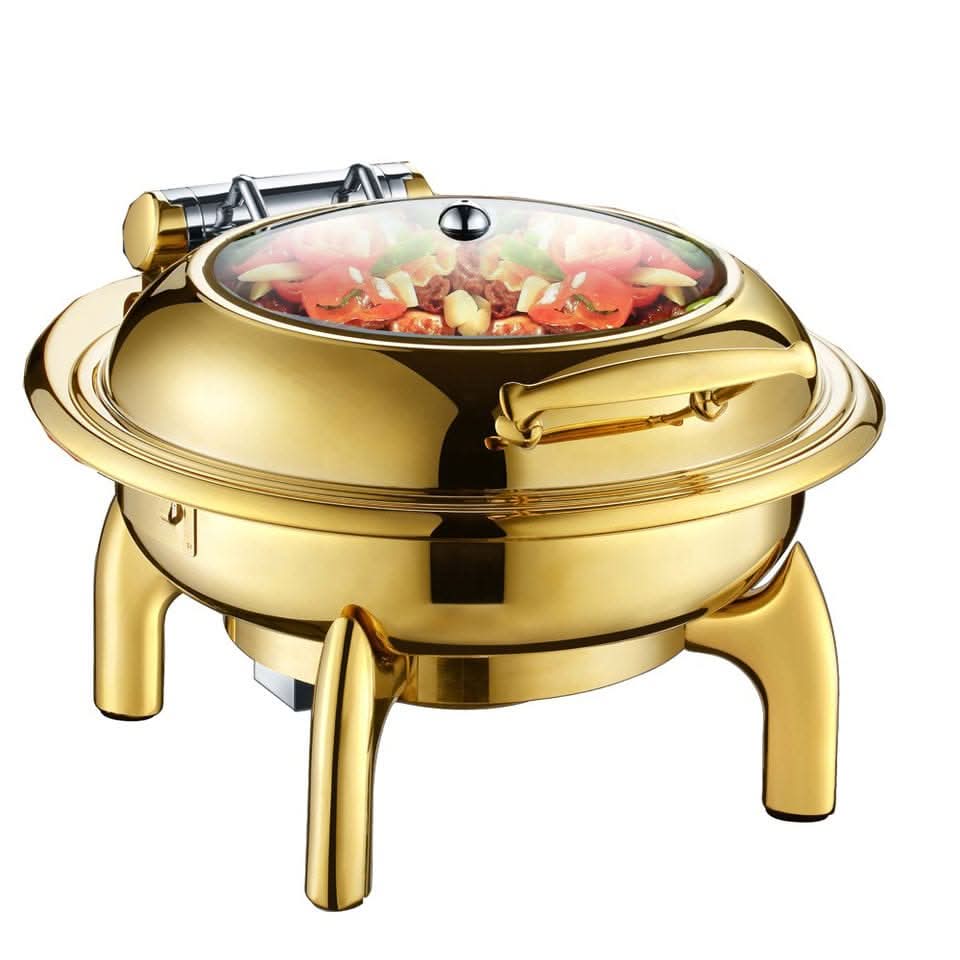 Gold Commercial Buffet Chaffing Dish for Parties Kitchen Essentials