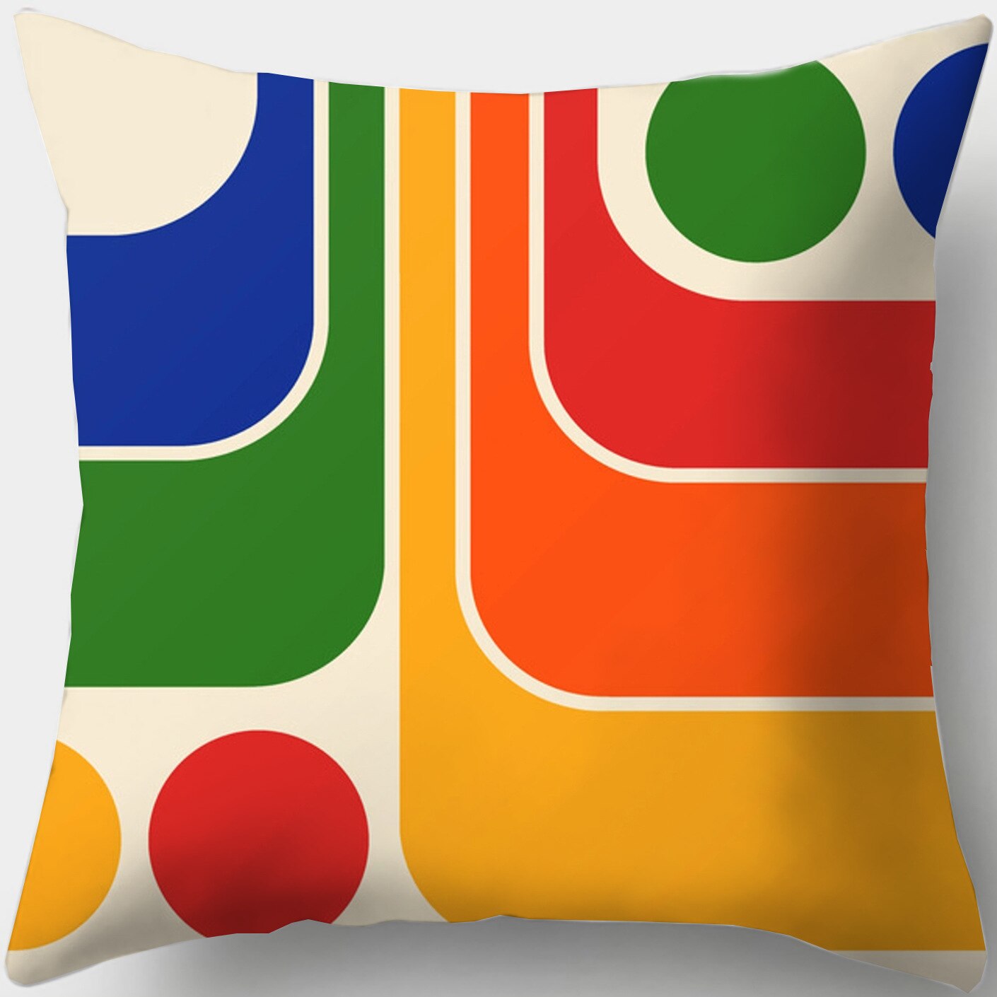 Retro Geometric Cushion Cases Kitchen Essentials