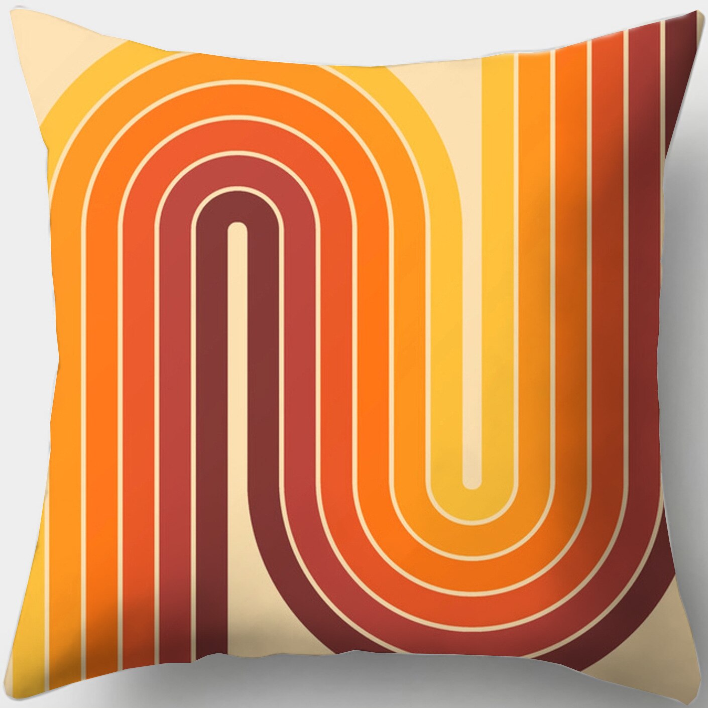 Retro Geometric Cushion Cases Kitchen Essentials