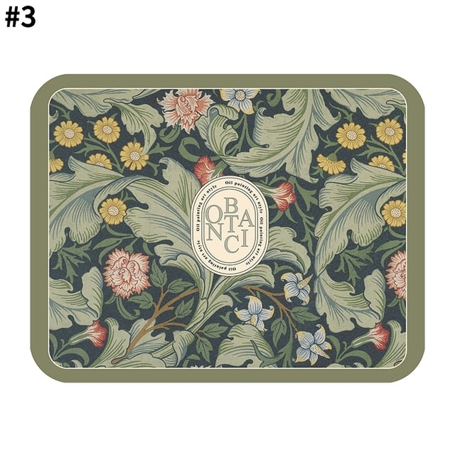 Kitchen Vintage Absorbent Draining Pad Kitchen Essentials