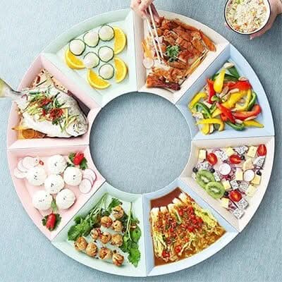12PCS Nordic Creative Platter Kitchen Essentials