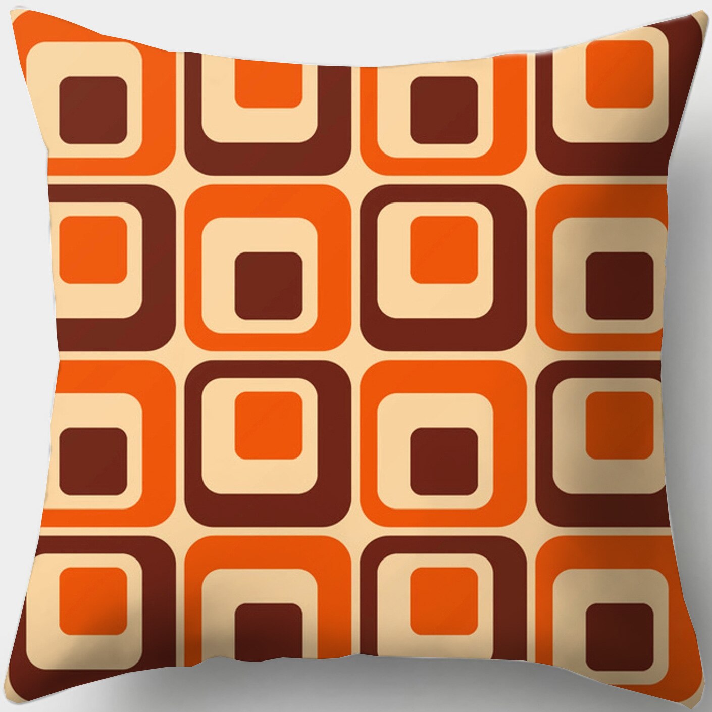 Retro Geometric Cushion Cases Kitchen Essentials