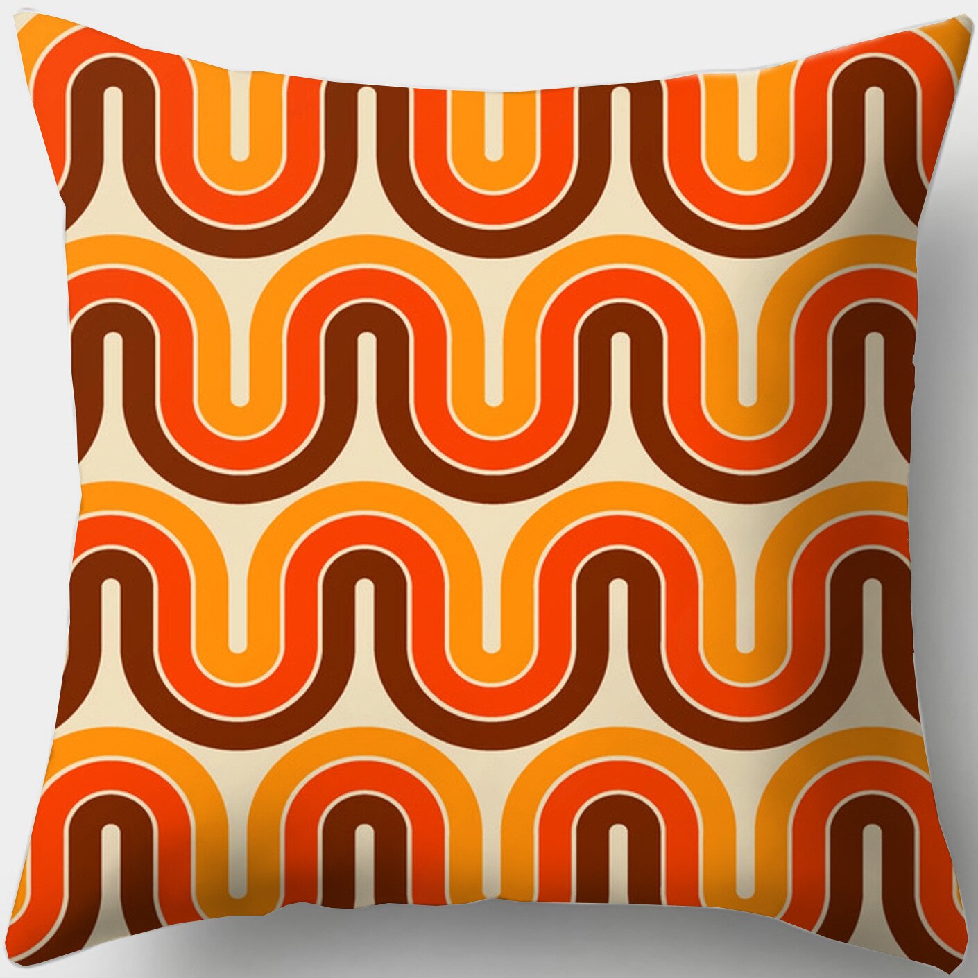 Retro Geometric Cushion Cases Kitchen Essentials