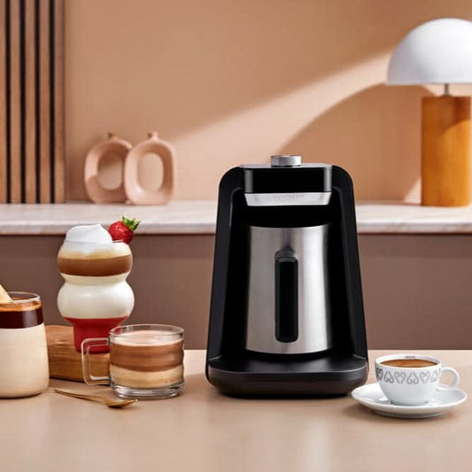 Arzum Okka Rich Spin Pro Turkish Coffee and Hot Beverage Maker, Velvetiser, Milk Frother Arzum UK