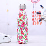 Stainless Steel Thermos Vacuum Flask Bottle 500ml Coffee Milk Cup Lovers Gradient Color Outdoor Travel Sport Hot Water Bottles eprolo
