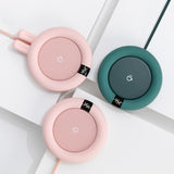 New LED Touch Insulation Coaster 55 Degree Warm Coaster Office Dormitory Desktop 3 Gear Heating Coaster eprolo