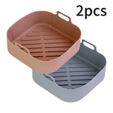 Air Fryer Accessories Air Fryer Silicone Pot Square Silicone Pot Holder Round Silicone Pot eprolo