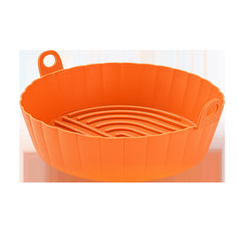 Air Fryer Silicone Baking Pan Burst Reusable High Temperature Resistant Foldable Thickened Silicone Baking Pan eprolo