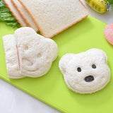 Little Bear Shape Sandwich Mold Bread Biscuits Embossed Device Cake Mold Maker DIY Mold Cutter kitchen breakfast accessories eprolo