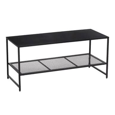Acero Black Metal Coffee Table Orsina
