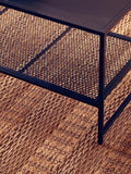 Acero Black Metal Coffee Table Orsina