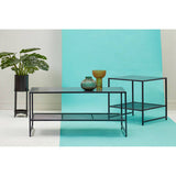 Acero Black Metal Coffee Table Orsina