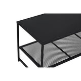 Acero Black Metal Coffee Table Orsina