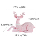 Christmas Deer Resin Ornament Furniture Decoration Craft Christmas Decor eprolo