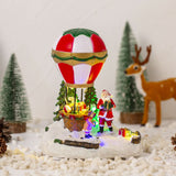 Christmas LED Light-Up Music House Decorative Snow House with Sound Creative Christmas Gift and Holiday Decoration eprolo