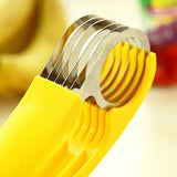 Stainless Steel Banana Cutter Fruit Vegetable Sausage Slicer Salad Sundaes Tools Cooking Tools Kitchen Accessories Gadgets eprolo