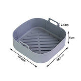 Air Fryer Accessories Air Fryer Silicone Pot Square Silicone Pot Holder Round Silicone Pot eprolo