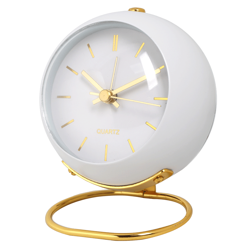 Nordic creative electronic desk clock simple children alarm clock bedside silent luminous pointer clock eprolo