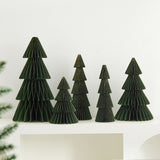 Christmas Tree Decorations for Indoor Tabletop Display - Paper Christmas Tree for Holiday Scene Decoration eprolo