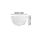 Borosilicate Glass Mixing Bowls, Set of 3