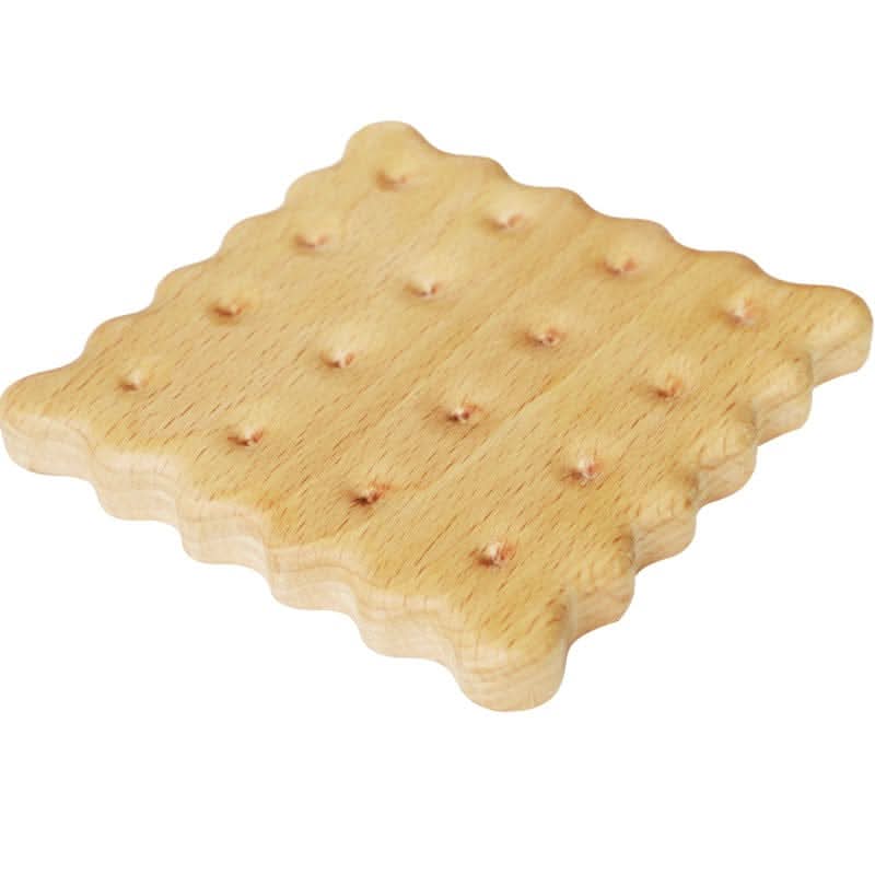 Beech Biscuit Coaster Solid Wood Tea Coaster Mug Coffee Coaster Cup Holder Creative Gift eprolo