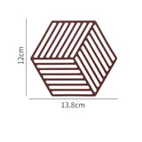 Insulation Mat Dining Table Silicone High Temperature Pot Mat Anti-Scalding Lunch Bowl Mat Pupil Waterproof Oil-Proof Coaster eprolo