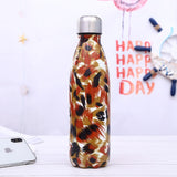 Stainless Steel Thermos Vacuum Flask Bottle 500ml Coffee Milk Cup Lovers Gradient Color Outdoor Travel Sport Hot Water Bottles eprolo