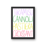 Dessert Lovers Kitchen Art Print