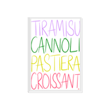 Dessert Lovers Kitchen Art Print