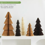 Christmas Tree Decorations for Indoor Tabletop Display - Paper Christmas Tree for Holiday Scene Decoration eprolo