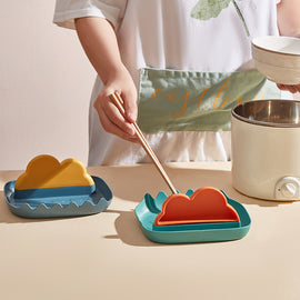 Stove Water Pot Cover Rack Kitchen Countertop Oil-Proof Plate Put Pot Cover Chopping Board Storage Rack Spatula Spoon Rack eprolo