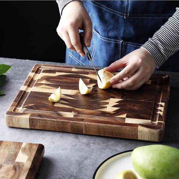 EXTRA LARGE Cutting Board, Rectangle End Grain Butcher Block, Kitchen Chopping Boards, Acacia Wood eprolo