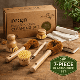REGN Natural Kitchen Cleaning Set, 7-Piece