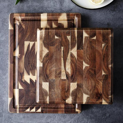 EXTRA LARGE Cutting Board, Rectangle End Grain Butcher Block, Kitchen Chopping Boards, Acacia Wood eprolo