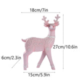 Christmas Deer Resin Ornament Furniture Decoration Craft Christmas Decor eprolo
