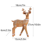 Christmas Deer Resin Ornament Furniture Decoration Craft Christmas Decor eprolo