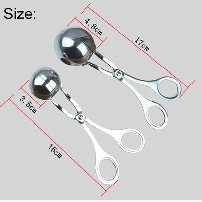 Convenient Kitchen Meatball Maker Stainless Steel Meatball Clip Fish Ball Rice Ball Making Mold Tool Kitchen Accessories eprolo