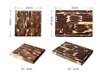 EXTRA LARGE Cutting Board, Rectangle End Grain Butcher Block, Kitchen Chopping Boards, Acacia Wood eprolo