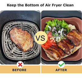 Air Fryer Accessories Air Fryer Silicone Pot Square Silicone Pot Holder Round Silicone Pot eprolo