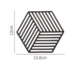 Insulation Mat Dining Table Silicone High Temperature Pot Mat Anti-Scalding Lunch Bowl Mat Pupil Waterproof Oil-Proof Coaster eprolo