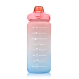 2L Sports Bottle Time Scale Space Cup Outdoor Portable Water Bottle Gradient Water Cup Water Bottle eprolo