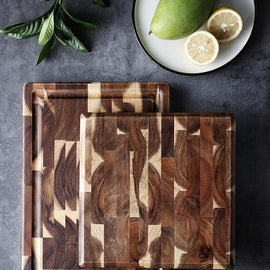 EXTRA LARGE Cutting Board, Rectangle End Grain Butcher Block, Kitchen Chopping Boards, Acacia Wood eprolo