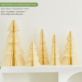 Christmas Tree Decorations for Indoor Tabletop Display - Paper Christmas Tree for Holiday Scene Decoration eprolo