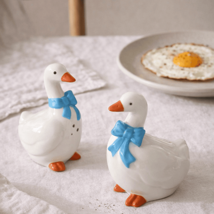 2 Goose Seasoning Bottle – Handcrafted Ceramic Spice Bottle