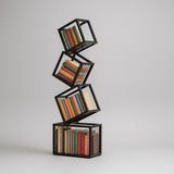 Rotating Cube Bookshelf Sickhaus