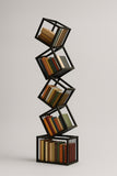 Rotating Cube Bookshelf Sickhaus